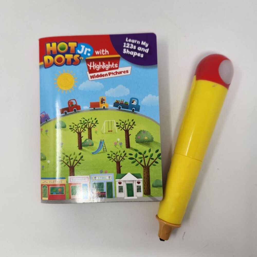 Hot Dots Jr. With Highlights Learn My 123s & Shapes Interactive Book & Talking P
